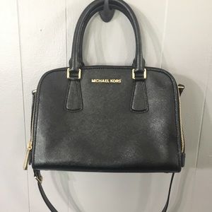 Michael Kors Black Saffiano Leather PurseCrossbody